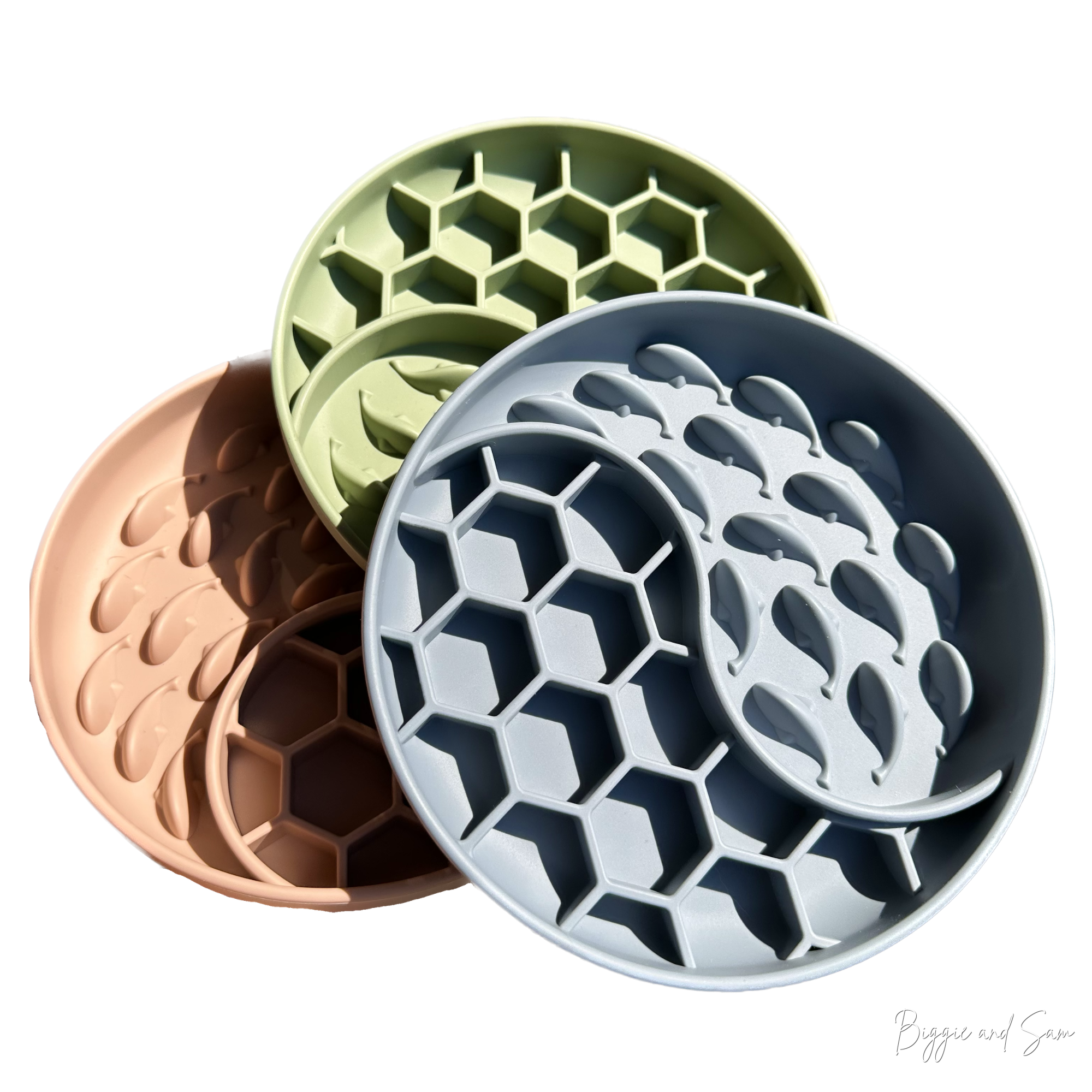 Silikon Schleckmatte Antischlingnapf "Sharky Snack Licker"