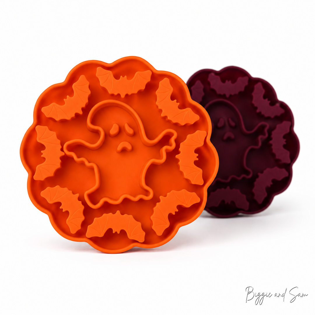 Silikon Schleckmatte Antischlingnapf "Spooky Halloween"