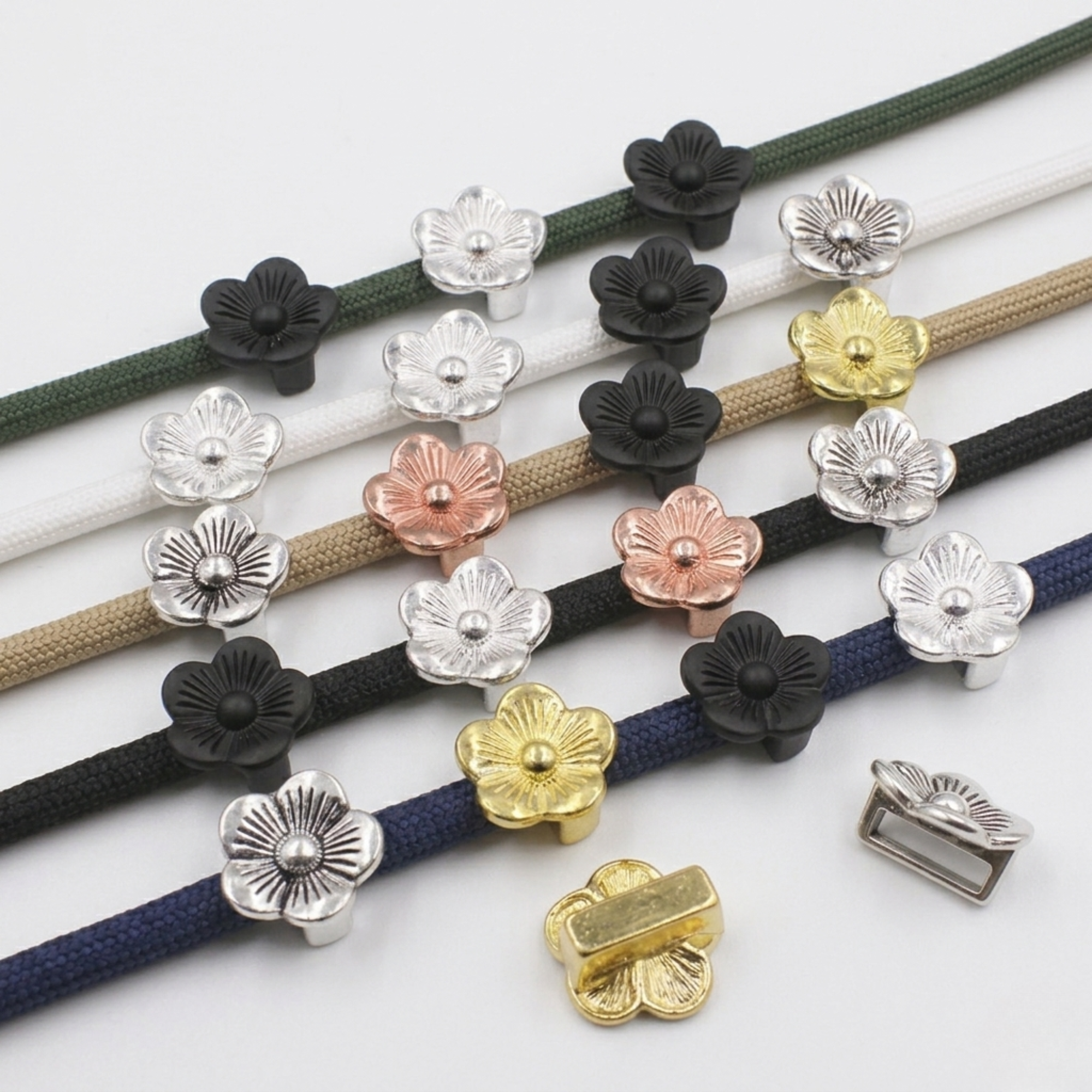 Blumen Schieber Perlen