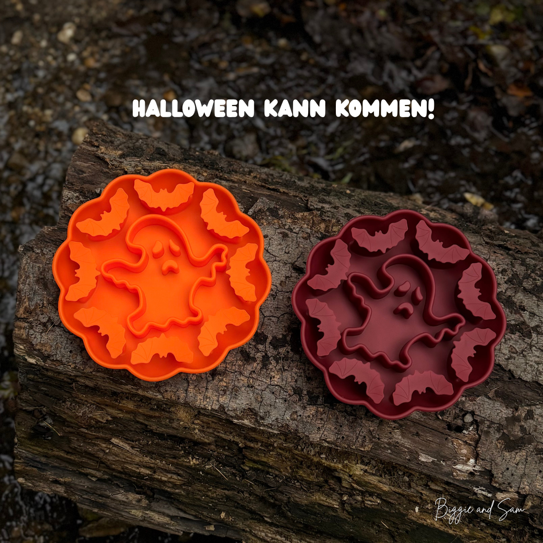Silikon Schleckmatte Antischlingnapf "Spooky Halloween"
