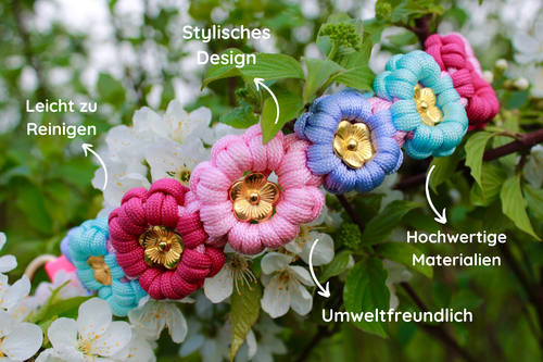 Blumen Halsband aus Paracord "Flower" selbst gestalten