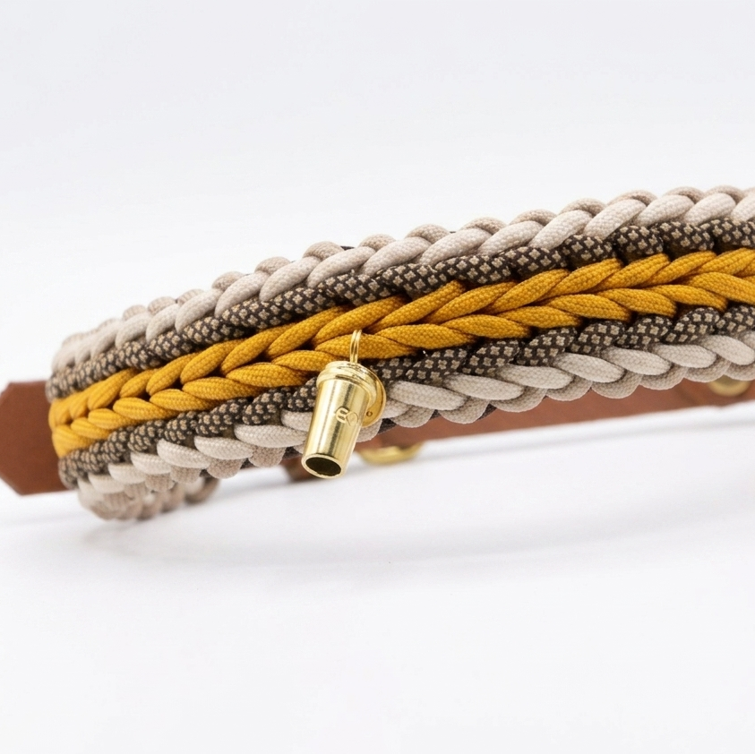 Paracord Halsband breit geflochten "Fall twist" selbst gestalten