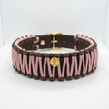 SOFORTKAUF Halsband "Rose sparkle" aus Paracord & Biothane®