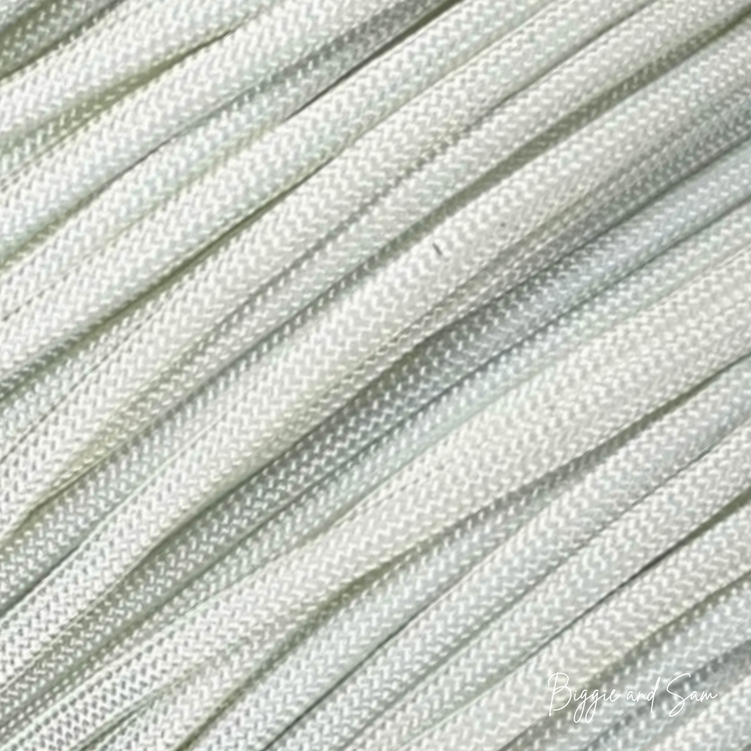 White Paracord 550 TYPE III