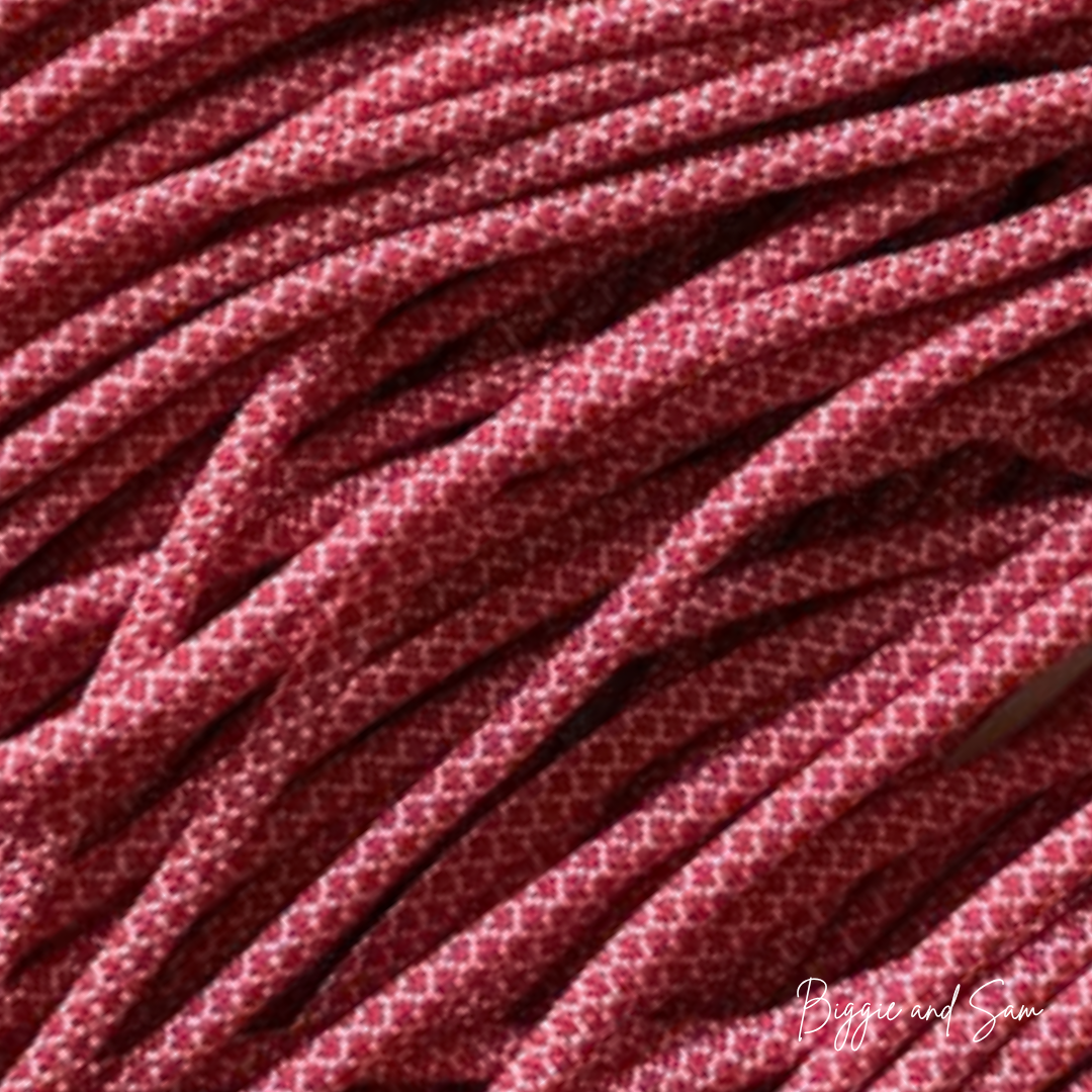 Rose Pink with Fuchsia Diamonds Paracord 550 TYPE III