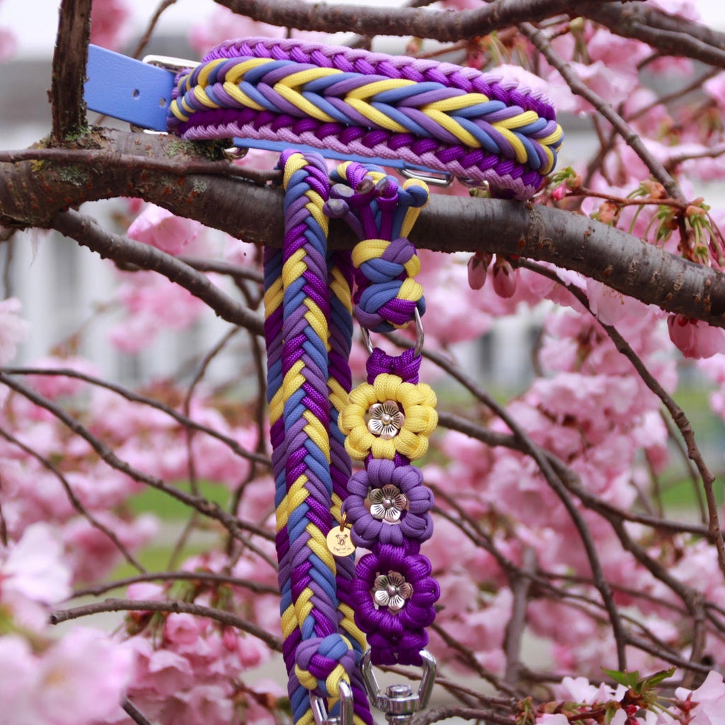 SOFORTKAUF Set "Lavendel Field" aus Paracord und Biothane®