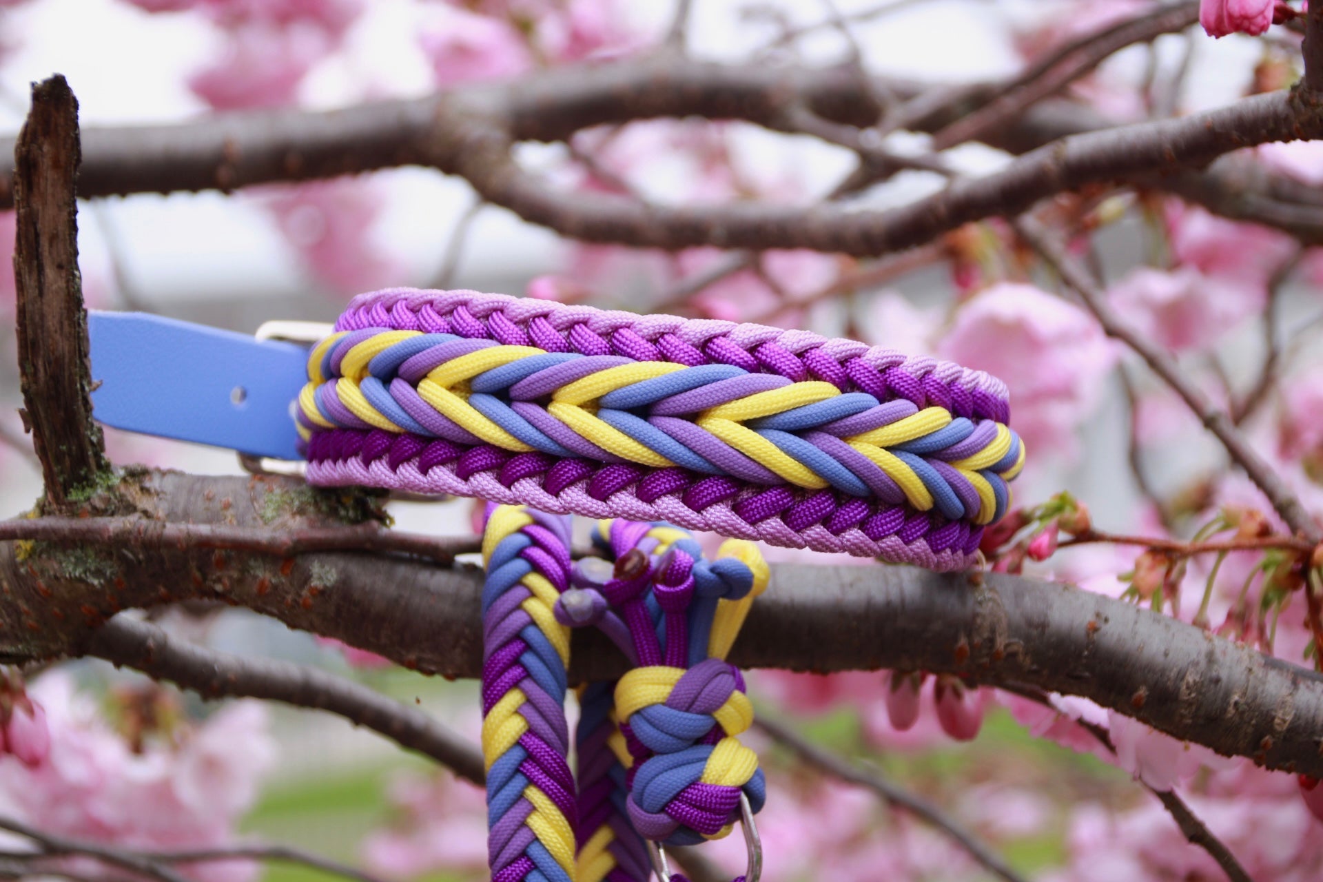 Paracord Halsband "Arrow" breit geflochten selbst gestalten