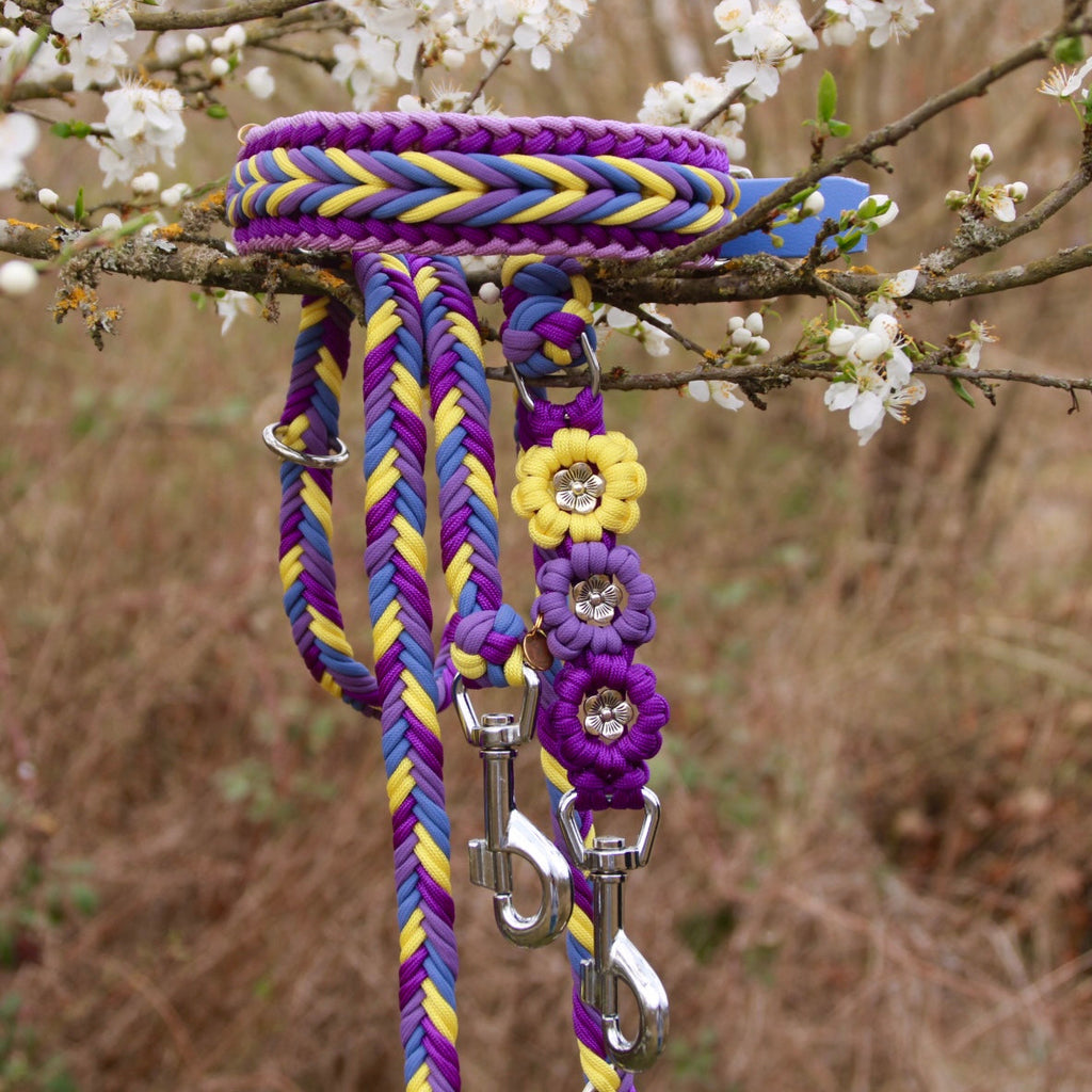SOFORTKAUF Set "Lavendel Field" aus Paracord und Biothane®
