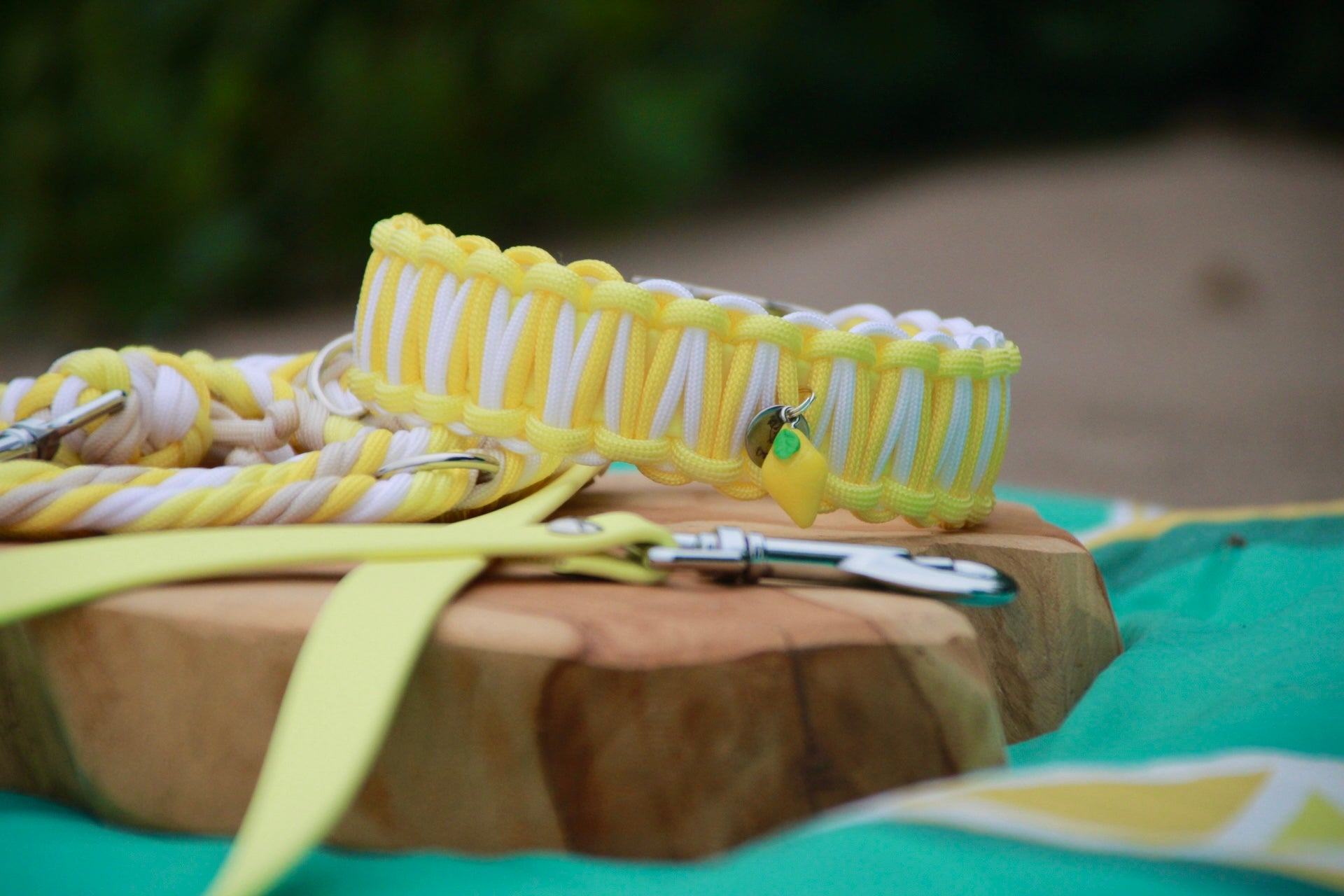 SOFORTKAUF Set "Butter Lemon" aus Paracord und Biothane®