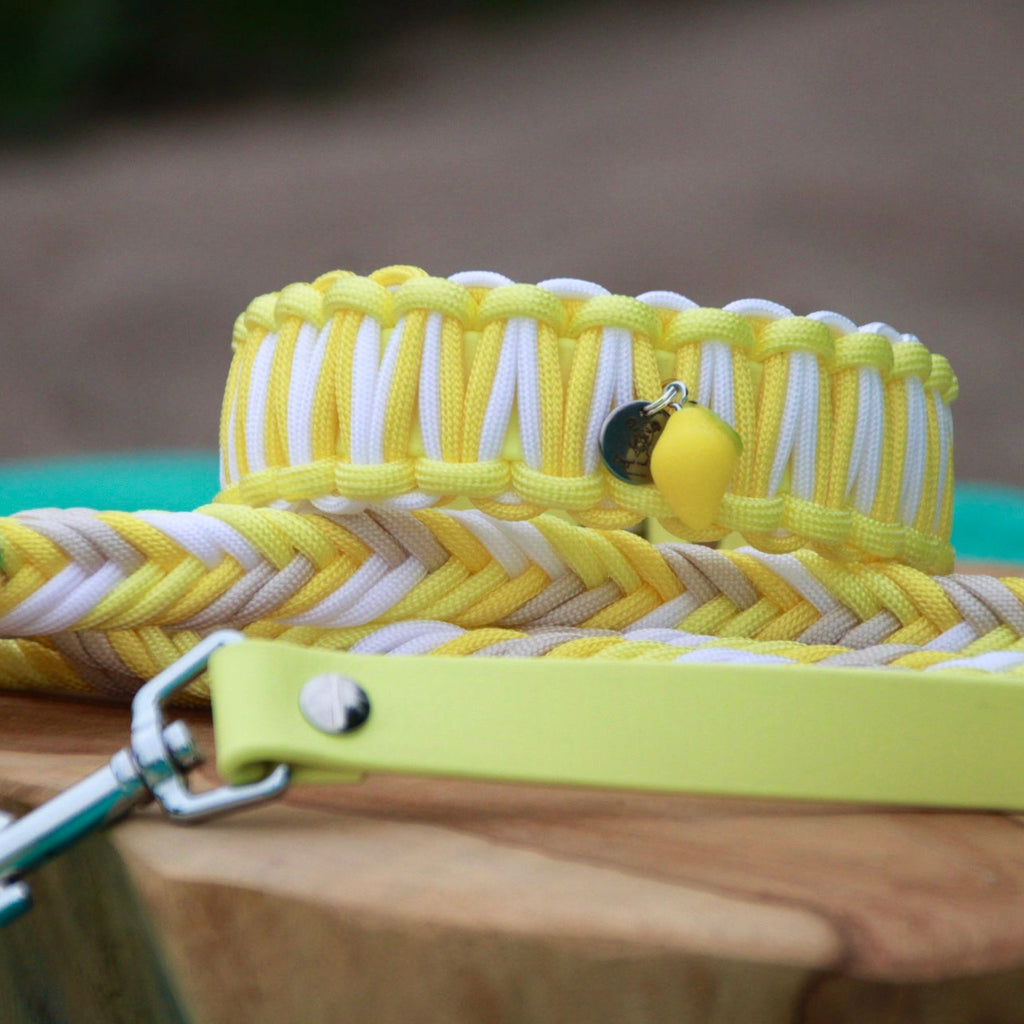 SOFORTKAUF Set "Butter Lemon" aus Paracord und Biothane®