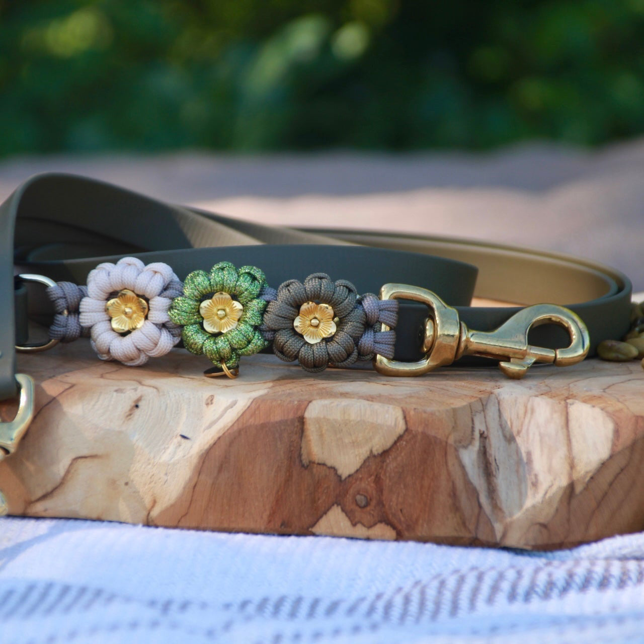 SOFORTKAUF Set "Pistachio picnic" aus Paracord und Biothane®