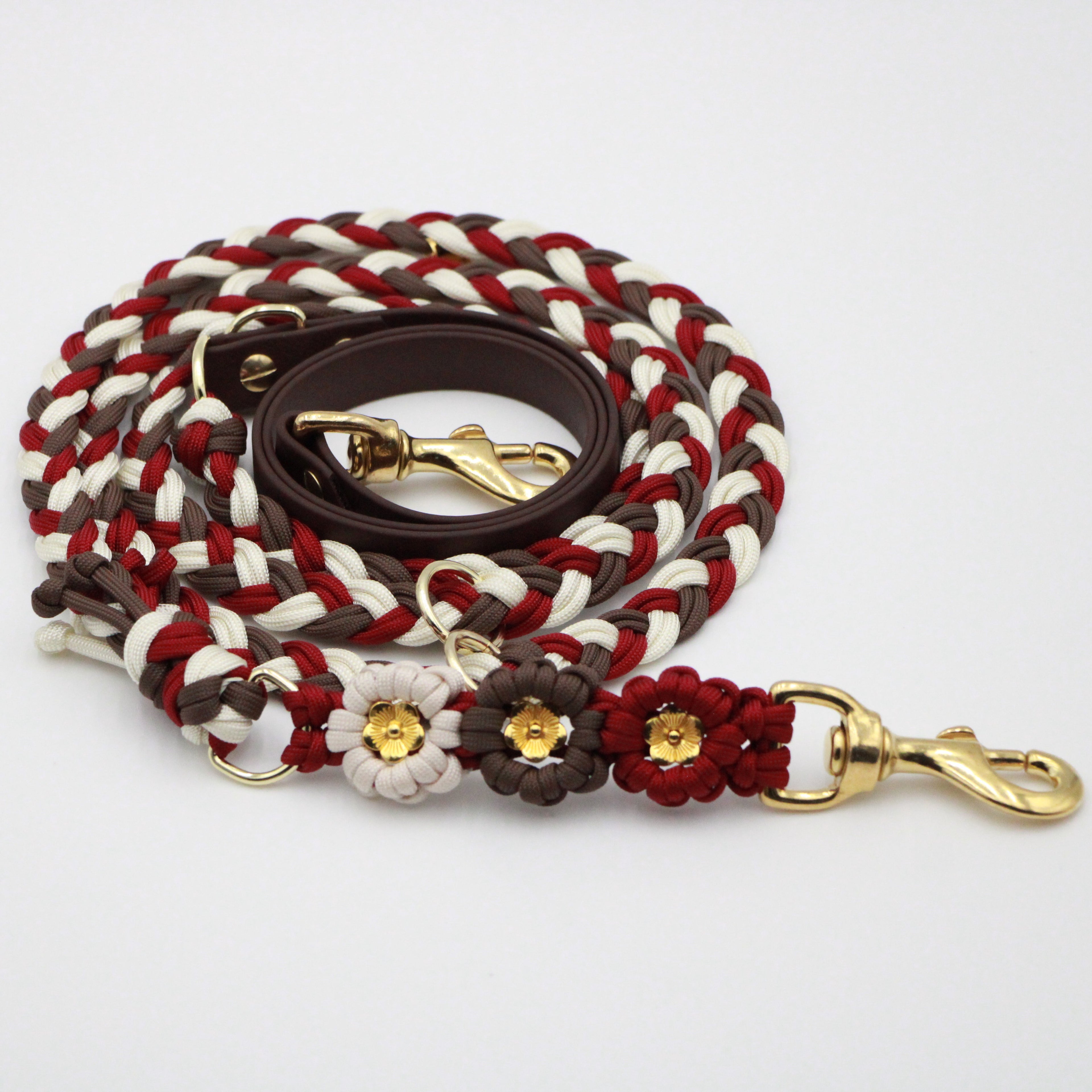 SOFORTKAUF "Flowermix" Leine aus Paracord und Biothane®