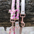 SOFORTKAUF Fishbone Leine "Golden Pink" aus Paracord und Biothane®