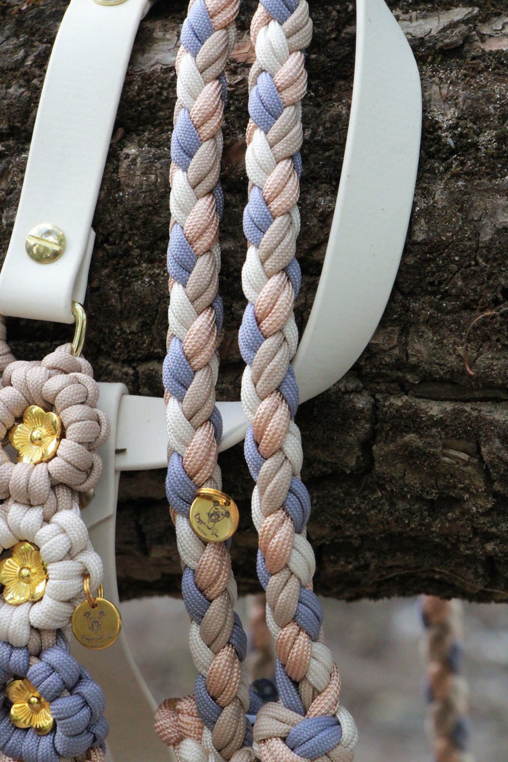 SOFORTKAUF Flower Set "Pearl blossom" aus Paracord und Biothane®