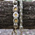 SOFORTKAUF Flower Leine "Oliv bloom" aus Paracord