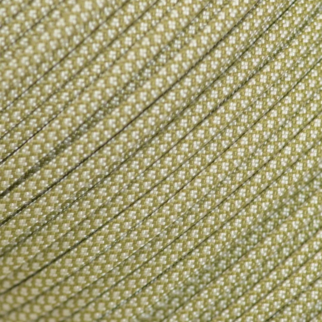 Moss Green with White Diamond Paracord 550 TYP III