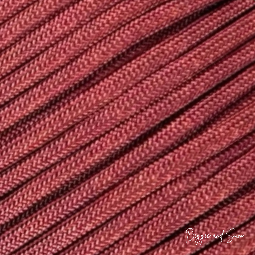 Garnet Red Paracord 550 TYP III