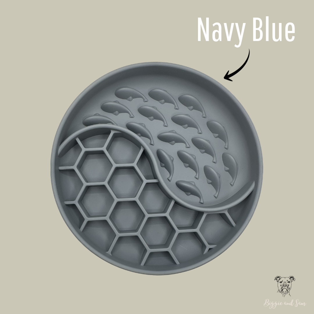 Silikon Schleckmatte Antischlingnapf "Sharky Snack Licker"