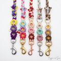 Hundeleine aus Paracord mit Blumen "Flowercord" selbst gestalten