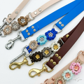 Hundeleine aus Biothane mit Blumen selbst gestalten