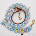 Hundeleine aus Paracord mit Blumen "Flowercord (2)" selbst gestalten