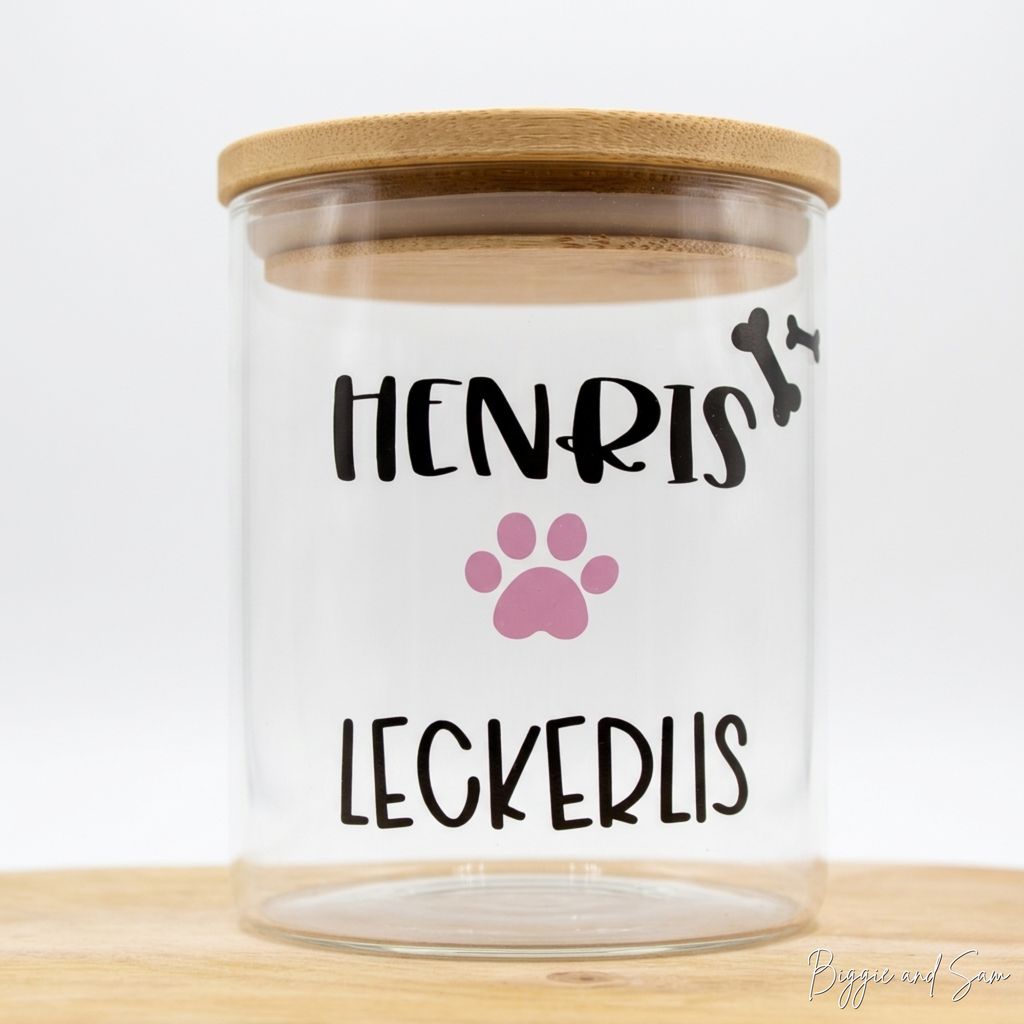 Personalisiertes Leckerli Glas 880ml