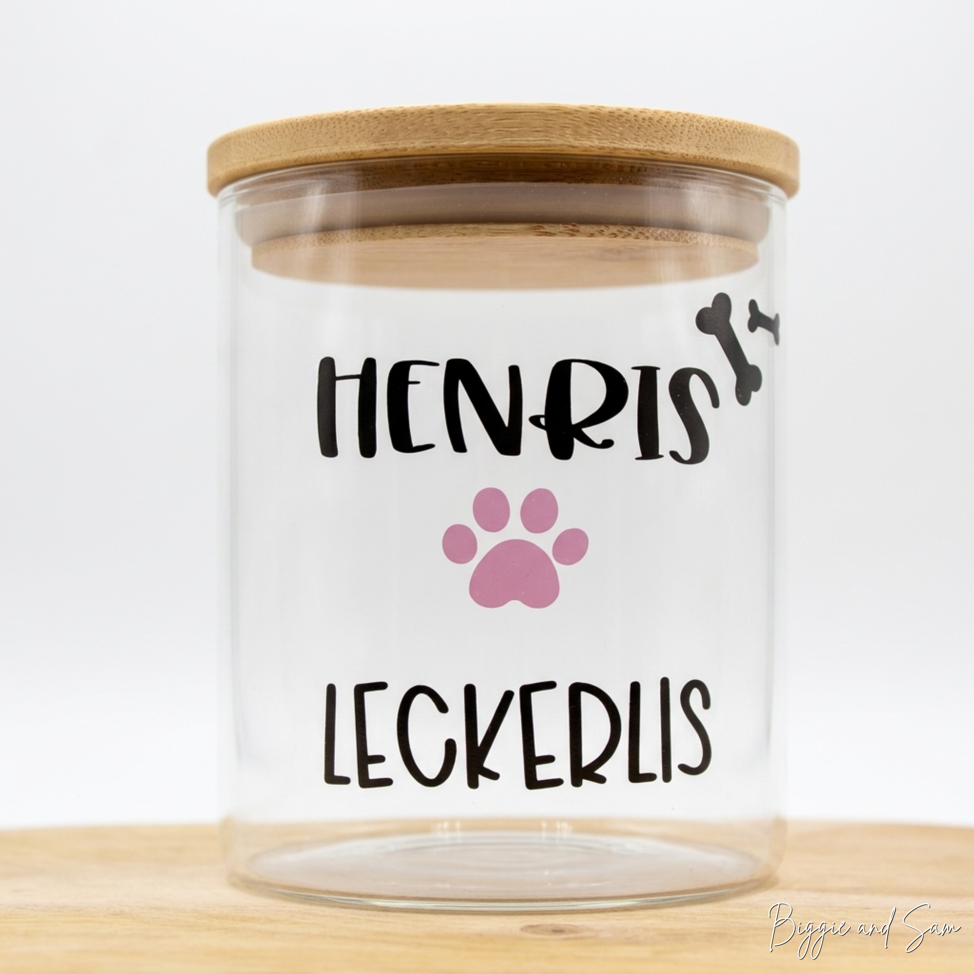 Personalisiertes Leckerli Glas 880ml